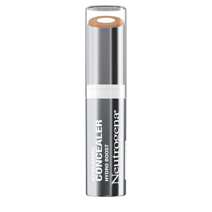 Neutrogena Hydro Boost Hydrating Concealer Stick for Dry Skin, Oil-Free, Lightweight, Non-Greasy and Non-Comedogenic Cover-Up Makeup with Hyaluronic Acid, 40 Medium, 0.12 Oz