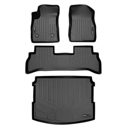 Tapis de sol et tapis de coffre SMARTLINER derrière la 2e rangée, noirs, pour Buick Encore GX 2020-2021 avec chargement en position basse uniquement