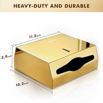 Paper Towel Dispenser Wall Mount Commercial, C Fold Multifold Hand Paper Towel Dispenser, Stainless Steel Tissue Holder