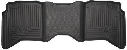 Husky Liners Weatherbeater Floor Mats | Fits 2019-2024 Ram 1500 (Classic Body), 2009-2018 Dodge Ram 1500, 2011-2018 Ram 2500, 3500 (Crew Cab) | 2nd Row, 1-pc Black - 19061