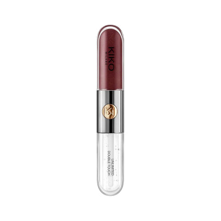 KIKO Milano Unlimited Double Touch 122 | Liquid lipstick with a bright finish in a two-step application. Lasts up to 12 hours. No-transfer base colour