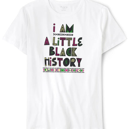 The Children's Place Short Sleeve Black History Graphic T-Shirt, Black History- Adult, XX-Large
