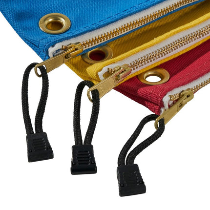 Assorted Canvas Zipper Bags, 3-Pack, Klein Tools 5539CPAK