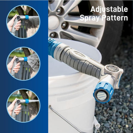 Orbit 26481 Heavy Duty Metal Thumb Control Nozzle, Grey, Blue, 1-Pattern