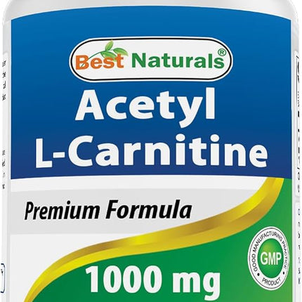Best Naturals Acetyl L-Carnitine 1000mg Capsule, 6