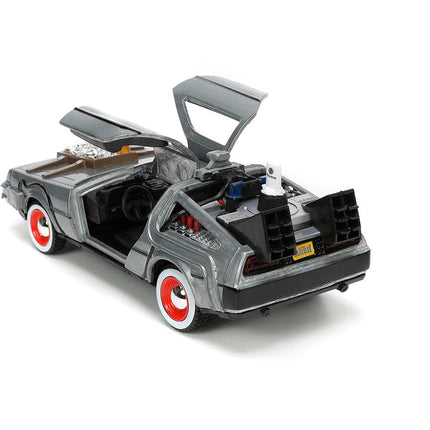 Back to The Future Part III 1:32 Time Machine Die-cast Car, Toys for Kids and Adults
