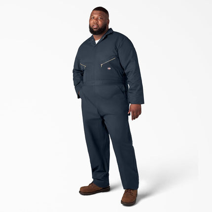 Mono de Trabajo Dickies para Hombre de Lujo de Manga Larga, Azul Marino Oscuro, Talla Extra Grande