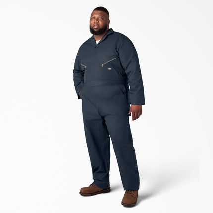 Dickies Deluxe Blended Long Sleeve Coveralls, DARK NAVY, 4X RG, Dark Navy, 4X-Large