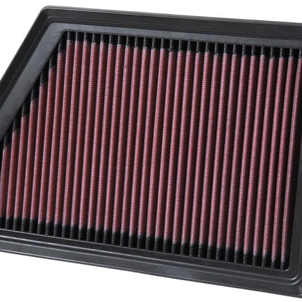 K&N Replacement air filter compatible with Jeep Cherokee 2.0D/2.2D/2.4/3.2L V6 2014- (33-5009)