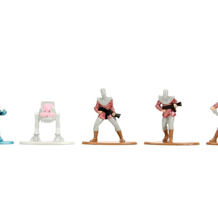 TMNT 1.65" 18-Pack Wave 2 Die-Cast Figures Nano Metalfigs, Toys for Kids and Adults