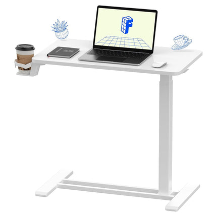 FLEXISPOT H7 Pneumatic Mobile Overbed Table 70 x 4