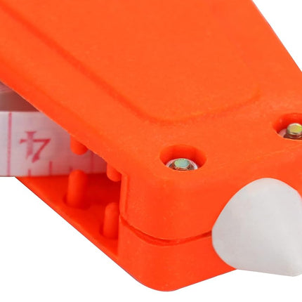 QWORK 1/2" x 330' Fiberglass Tape Measure, 2 Pack Engineer's Open Reel Dual Sided Measure, Orange