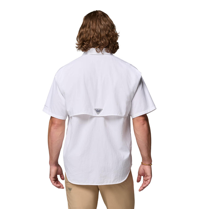 Camisa de manga corta Columbia Bahama II para hombre, blanca, talla XL
