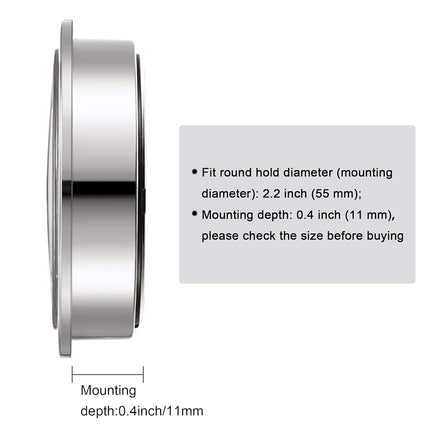 2.4 Inch (61 mm) Quartz Clock Fit-up/Insert with Roman Numeral, Quartz Movement (Silver Rim)
