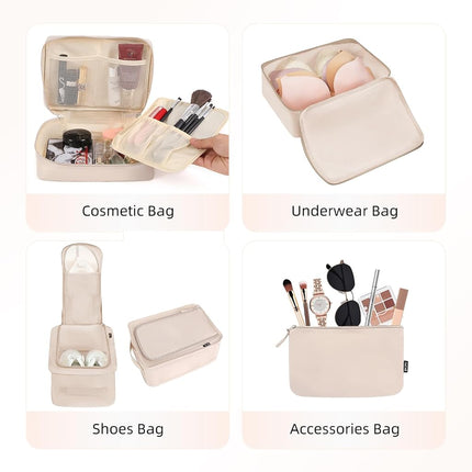 BAGAIL Packing Cubes for Suitcase 8 Set, Lightweight Luggage Packing Organizers Packing Cubes for Travel Accessories