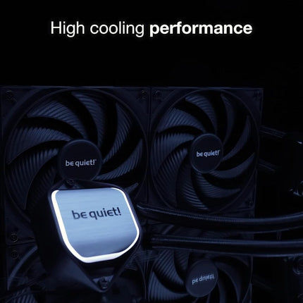 be quiet! Pure Loop 2 360mm all-in-one water cooler for overclocked AMD/Intel systems, 3x Pure Wings 3 PWM high-speed fan, high static pressure, dual decoupled PWM pump with ARGB, BW019