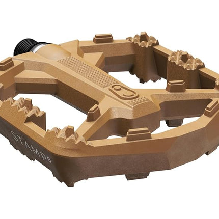 Crankbrothers Stamp 0 MTB Pedals, Brown, Size Small