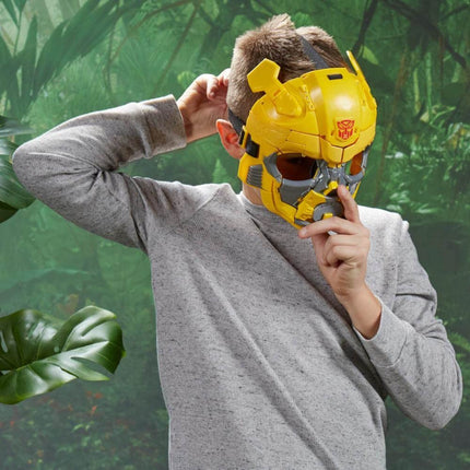 Transformers Toys Rise of the Beasts Film Bumblebee 2-in-1 Converting Mask for Ages 6 and Up, 22.5 cm