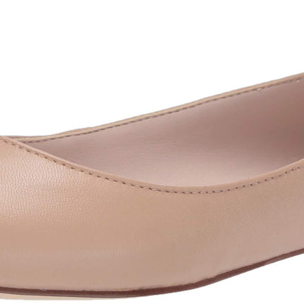 Nine West Women's Wnspeakup Flats, Light Natural, 