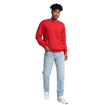 Sweats à capuche et pulls Russell Athletic Dri-Power Fleece pour hommes, anti-humidité, mélange de coton, coupe décontractée, tailles S-4X, rouge vif, 3XL