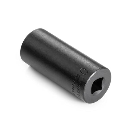 TEKTON 3/8 Inch Drive x 20 mm Deep 12-Point Impact Socket | SID13320