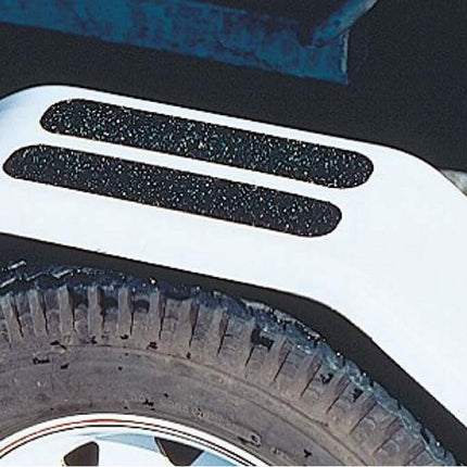 3M Safety-Walk Indoor/Outdoor Tread, Black, 2-in by 9-in, 6 Strips, 7639NA