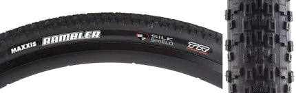 Maxxis Rambler 700 x 45C 120 TPI Folding Dual Compound EXO/TR Tyre, Black