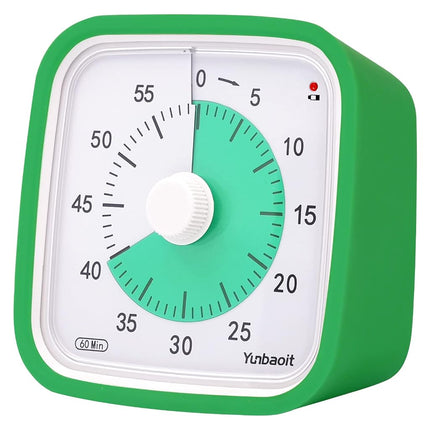 Yunbaoit Visual Timer with Protective Case, 60 Min