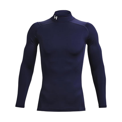 Ua Mens Ua Cg Armour Comp Mock Midnight Navy / / White Sm