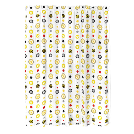 Franco Kids Room Window Curtain Panels Drapes Set, 82 in x 63 in, Pokemon, Multicolour
