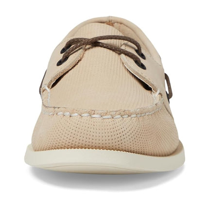 Sperry Zapatos náuticos de hombre Authentic Original 2-Eye Seasonal, crema en relieve, 6.5, crema en relieve, 6.5
