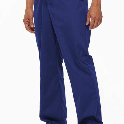 Dickies Women and Men Natural Rise Pant with 2 Pockets and Adjustable Drawstring, 83006, Galaxy Blue, X-Large