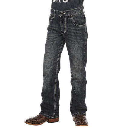 Wrangler Big Boys' 20x Vintage Boot Cut Jean, Canyon Lake, 12 Reg