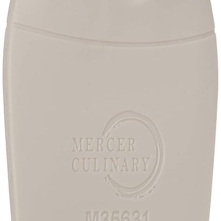 Mercer Culinary M35631 Spatule de dressage en silicone à encoche ronde, 5-15 mm, marron