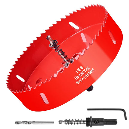 6-1/8Inch / 155mm Hole Saw for Wood, Plastic Board