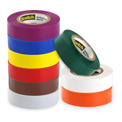 3M Scotch 35 Color Coding Vinyl Electrical Tape: 1/2 in. x 20 ft. (Violet)