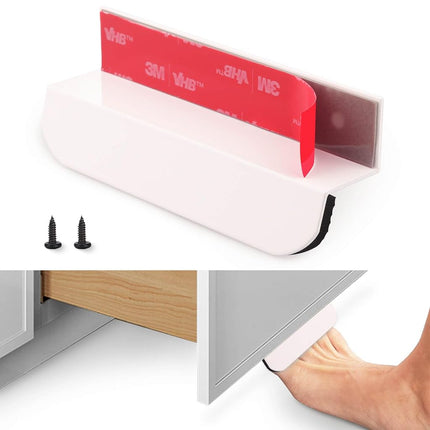 RVPEKUPE 2-Pack Under Cabinet Foot Pull with Adhes