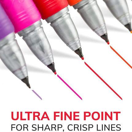 BIC Marking Permanent Marker, Ultra-Fine Point, Black, 12-Count