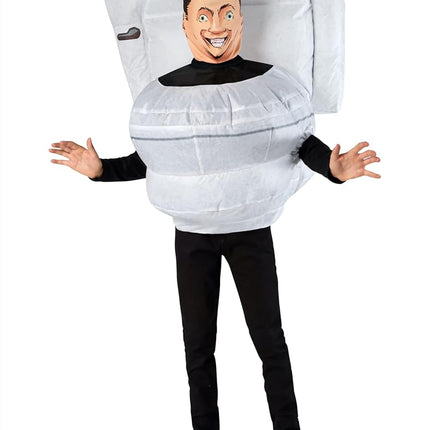 Rubies Official Skibidi Inflatable Toilet Child Costume, Kids Fancy Dress, One Size Halloween