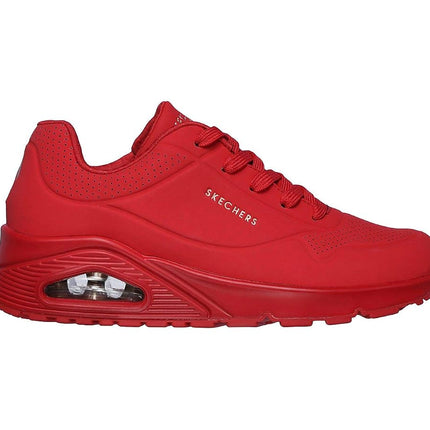 Skechers Uno - Stand On Air, Women's Trainers, red, 5.5 UK
