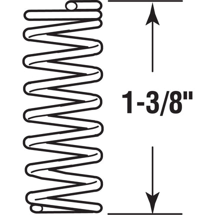 Prime-Line Products SP 9718 Compression Spring, Steel, 1/4" x 1-3/8"