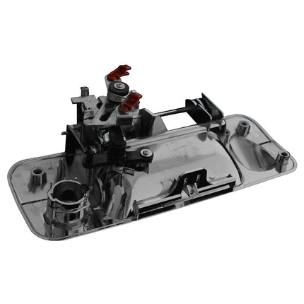 TRQ Chrome Tailgate Handle Reverse Backup Camera Kit Set Compatible with Tundra Pickup Truck
