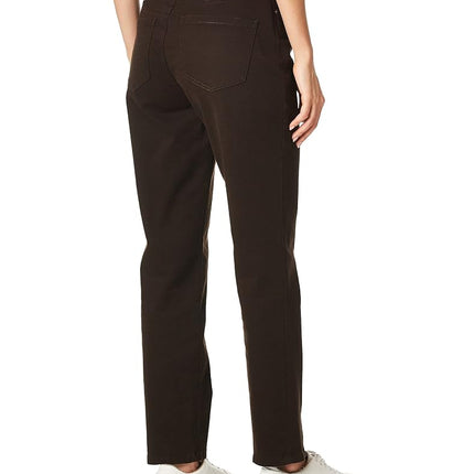 Gloria Vanderbilt Womens Amanda Classic High Rise Tapered Jean Petite, Coffee Roast-ds, 14 Short