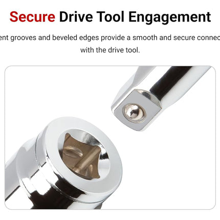 TEKTON 1/2 Inch Drive Adapter/Reducer Set (2-Piece) | SHA92009