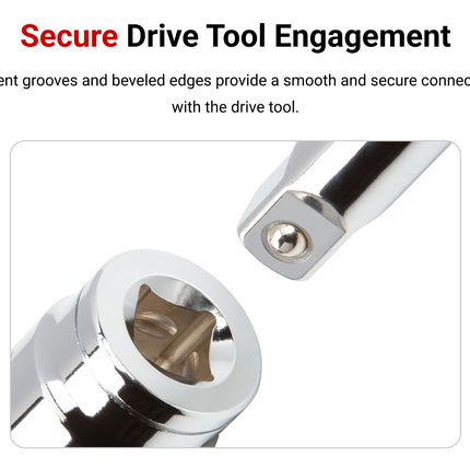 TEKTON 1/2 Inch Drive Adapter/Reducer Set (2-Piece) | SHA92009