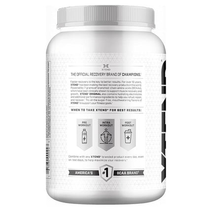 Scivation Xtend BCAA Powder, Branched Chain Amino Acids, BCAAs, Watermelon, 90 Servings