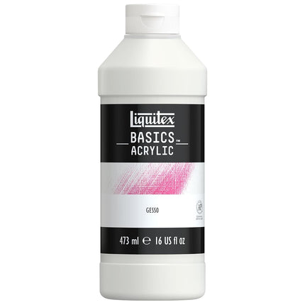 Reeves 104016 Liquitex Basics Acrylic Gesso-16 Oun