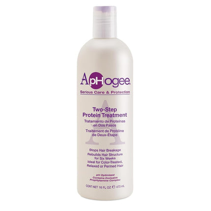 Aphogee Two-step Treatment Protein Conditioner for Damaged Hair 16 oz. (473 ml) - Bottle, 1 lb