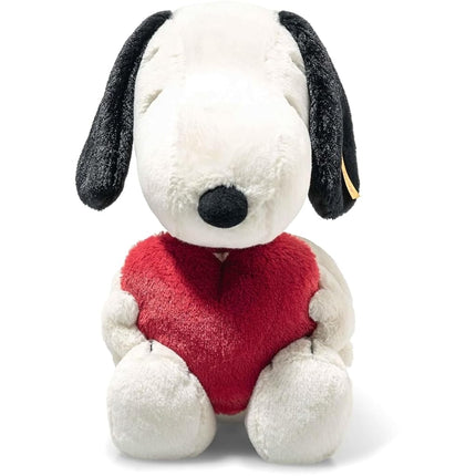 Steiff Snoopy Love cuddly toy, cute stuffed toy, b