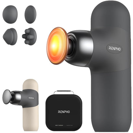 RENPHO Mini Thermal Massage Gun with Heat, Silicon